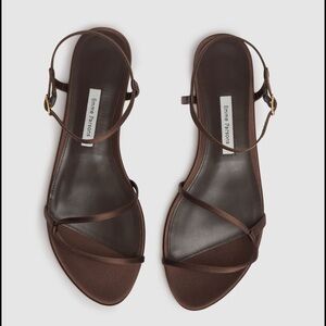 EMME PARSONS Loop Satin Sandals